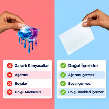 Doğal Yaprak Çamaşır Detarjanı